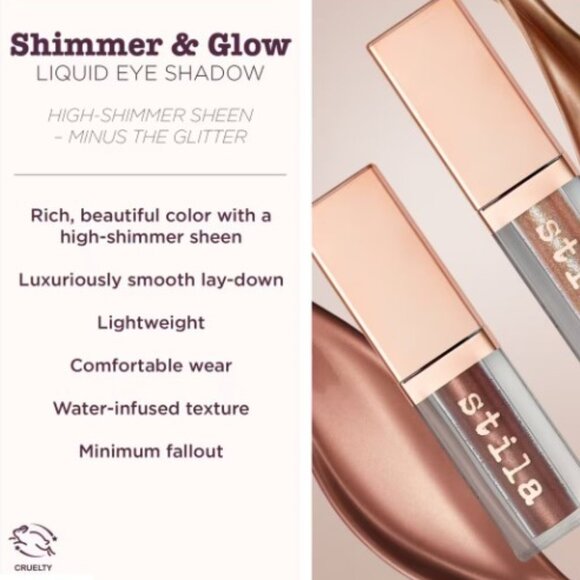 Stila Shimmer & Glow Liquid Eye Shadow ~KITTEN - Picture 6 of 11